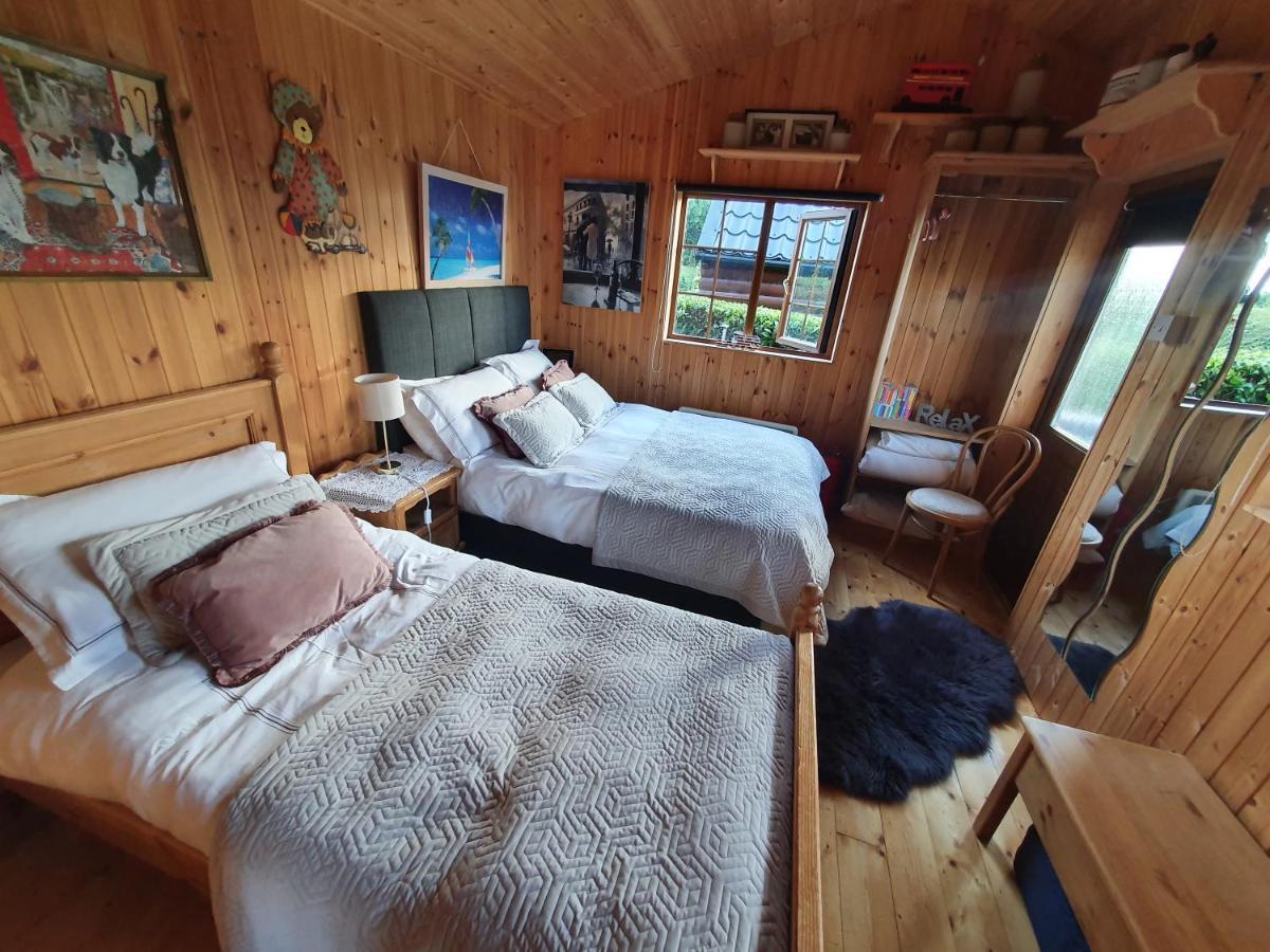 Cosy Countryside Log Cabin Kilkenny Exterior foto